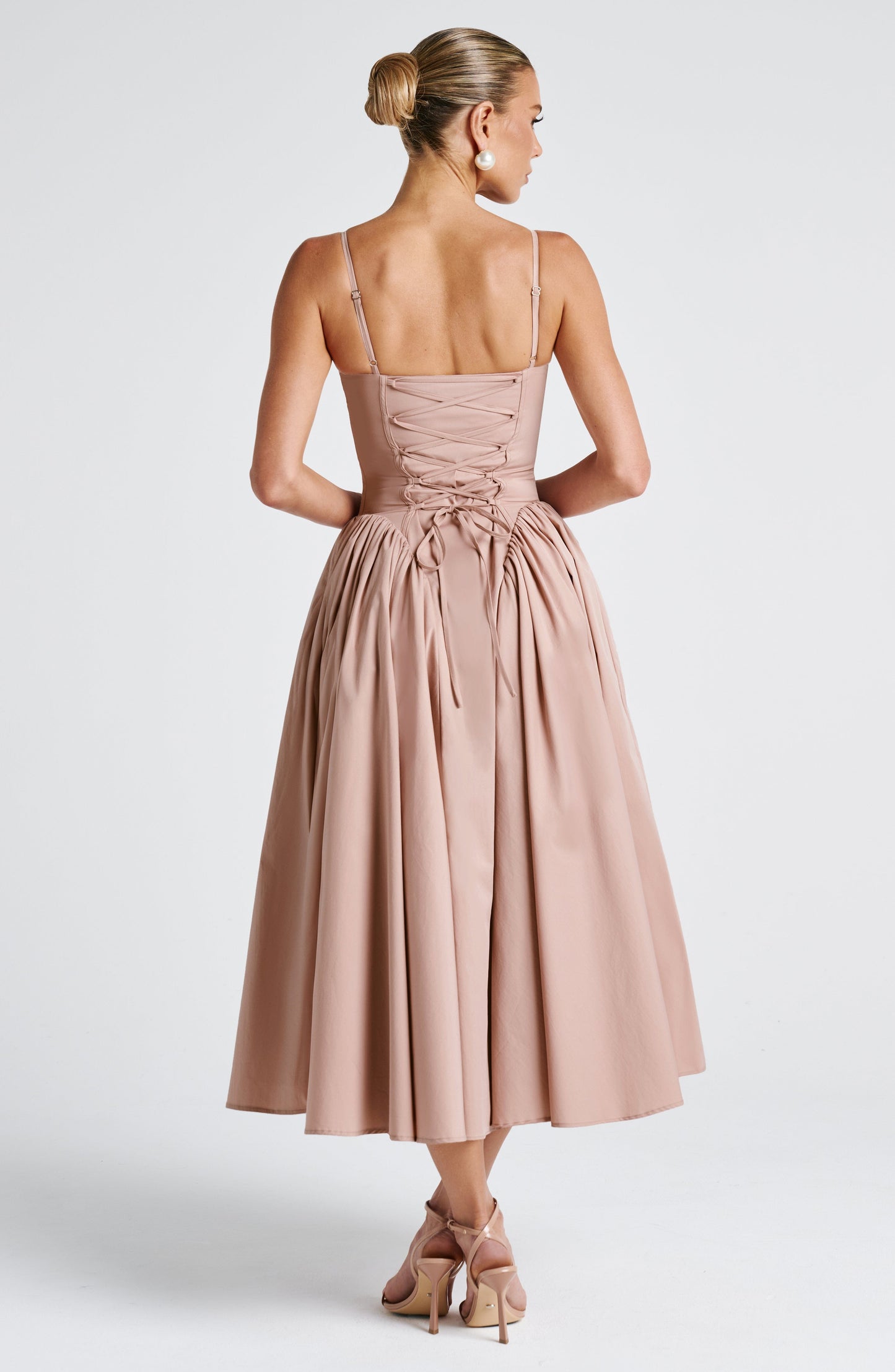 Vestido midi Sophia Clay - Perfecto para el verano