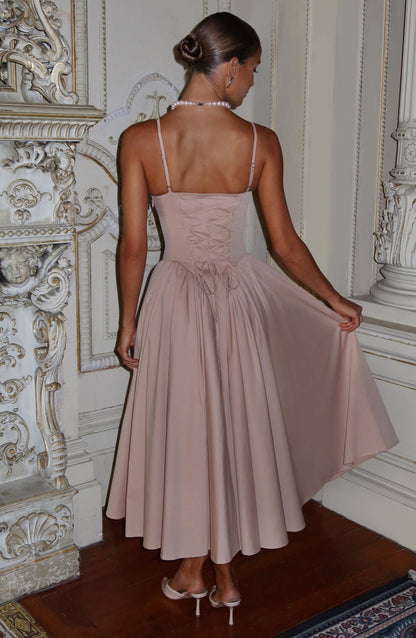Vestido midi Sophia Clay - Perfecto para el verano