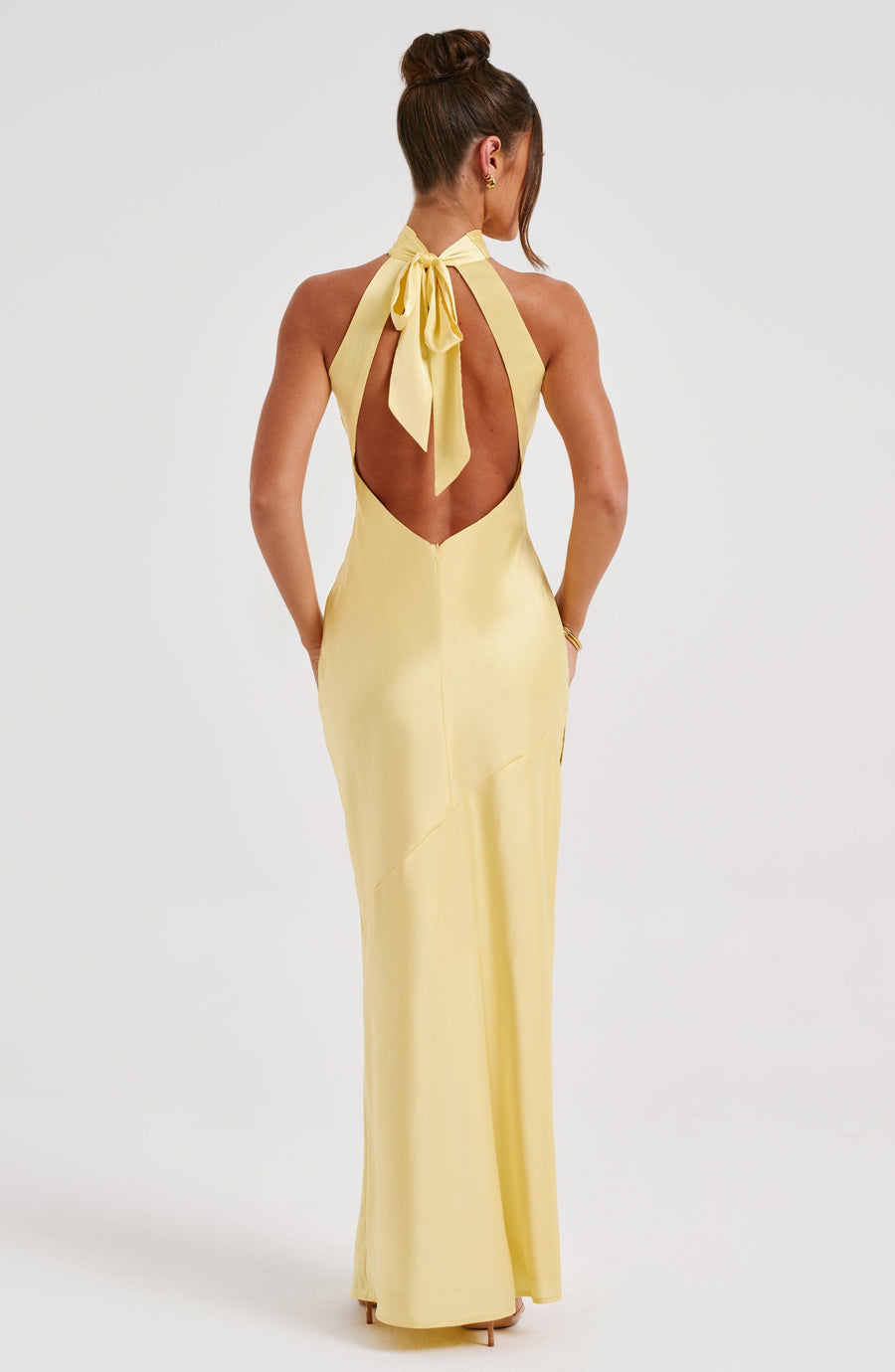 Chloe Lemon Maxivestido de verano