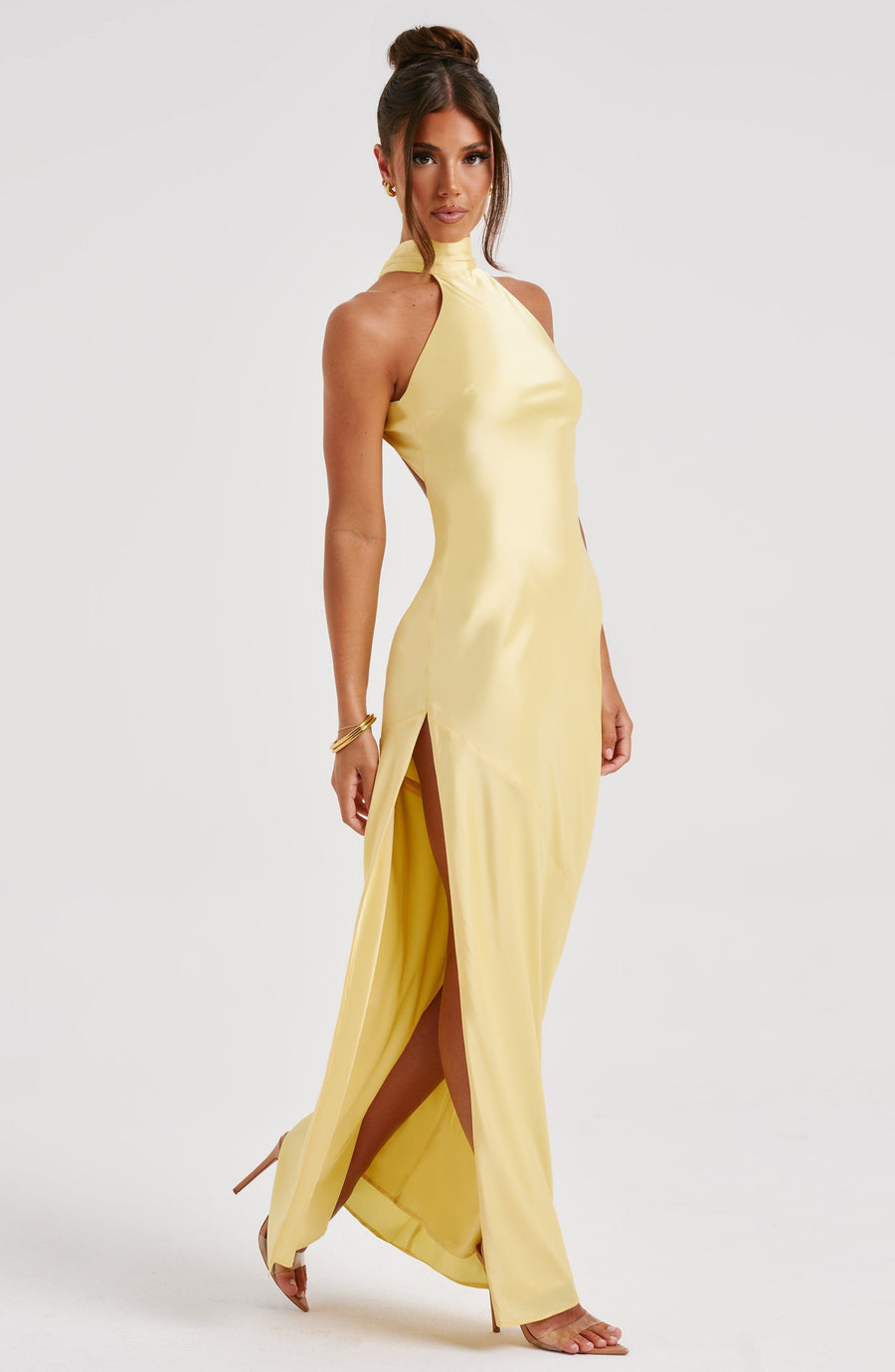 Chloe Lemon Maxivestido de verano