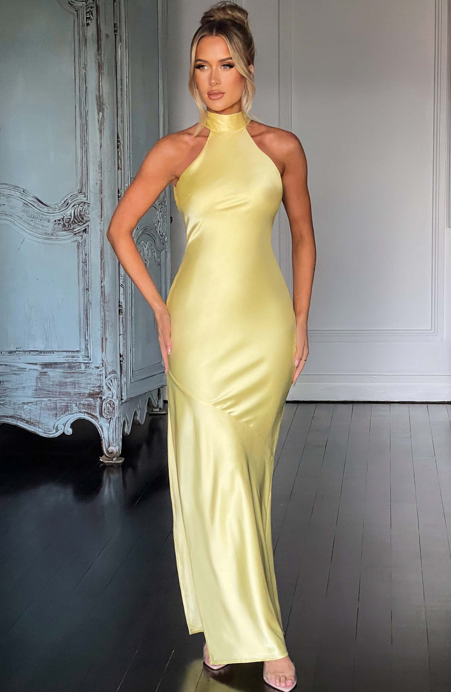 Chloe Lemon Maxivestido de verano