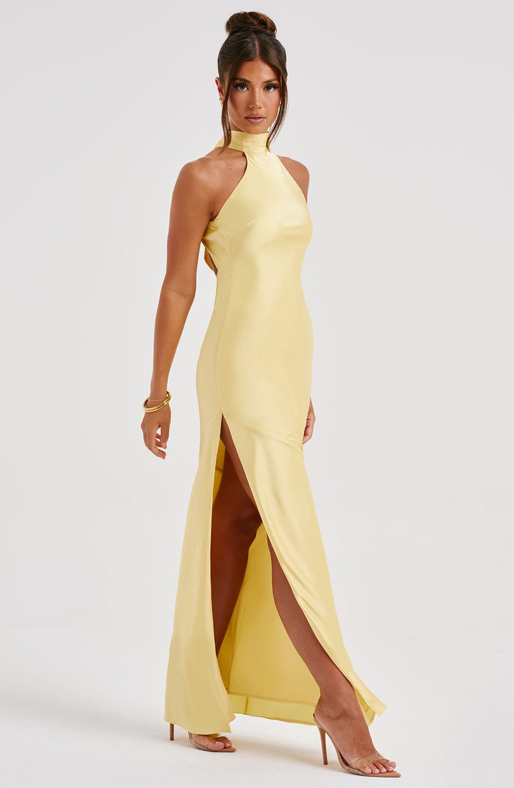 Chloe Lemon Maxivestido de verano
