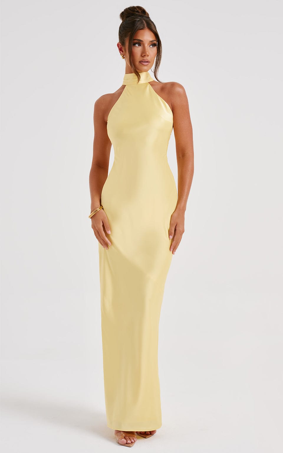 Chloe Lemon Maxivestido de verano