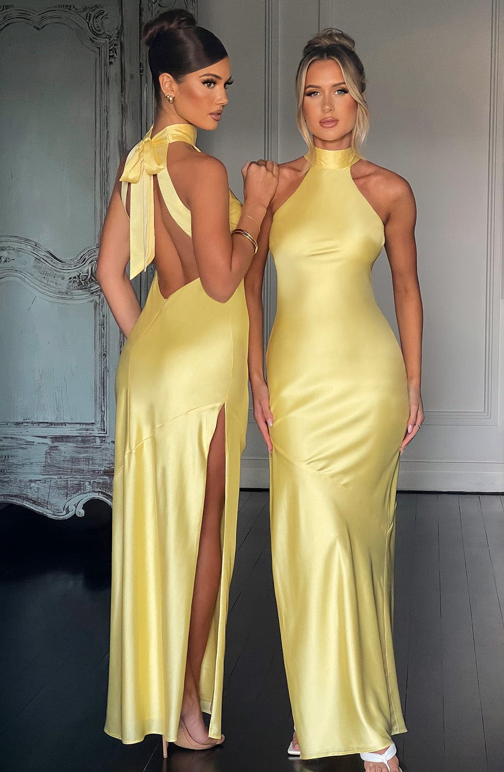 Chloe Lemon Maxivestido de verano