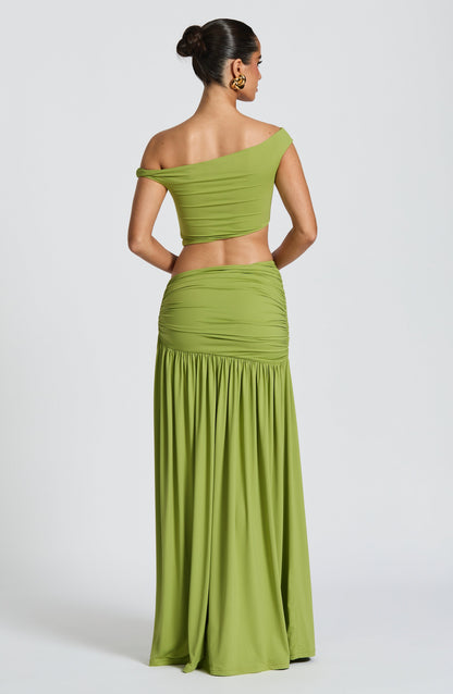 Top de verano Sophia Olive para mujer