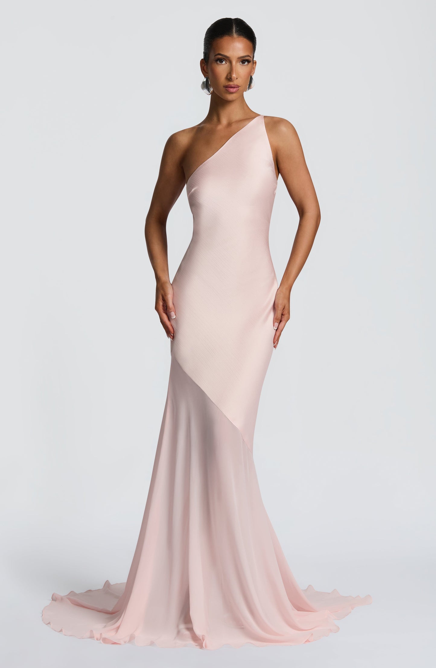 Vestido largo de verano Chloe Blush