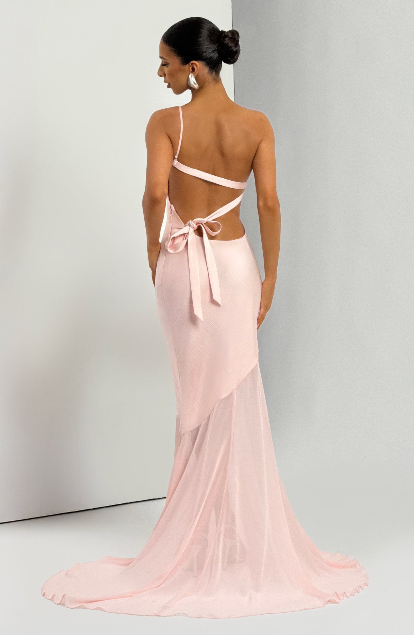Vestido largo de verano Chloe Blush