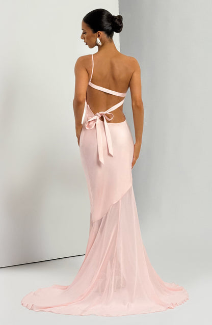 Vestido largo de verano Chloe Blush