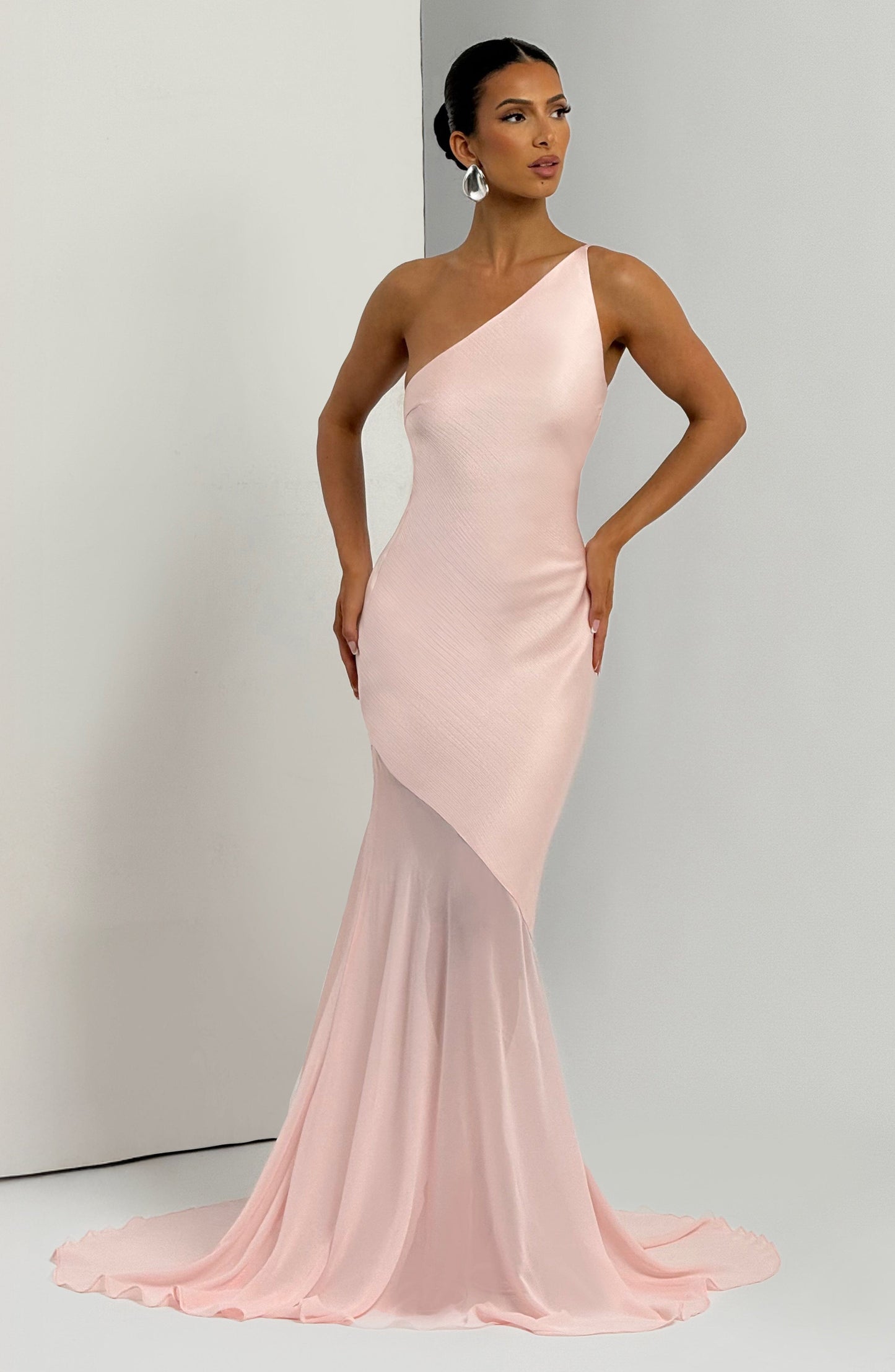 Vestido largo de verano Chloe Blush