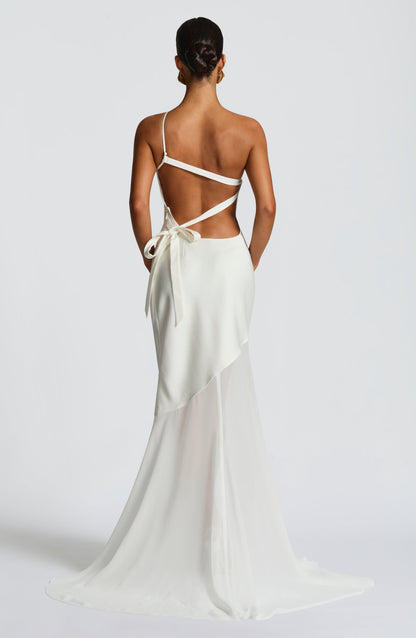 Vestido largo de verano Sophia Ivory
