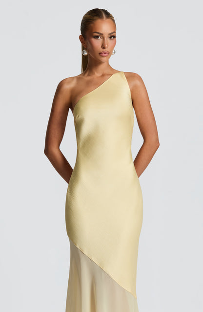 Chloe Lemon Maxivestido de verano
