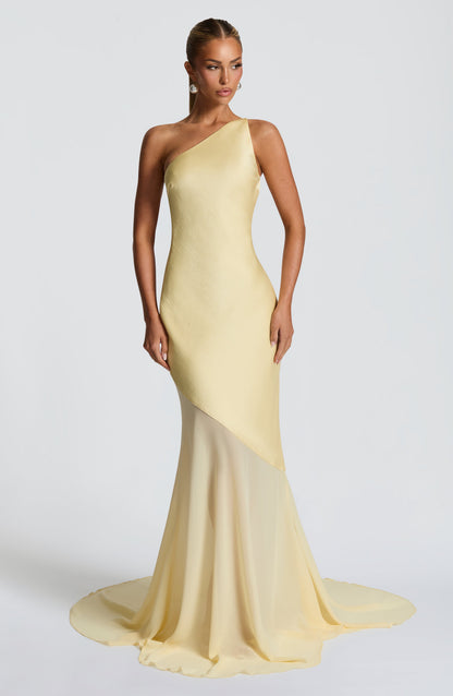 Chloe Lemon Maxivestido de verano