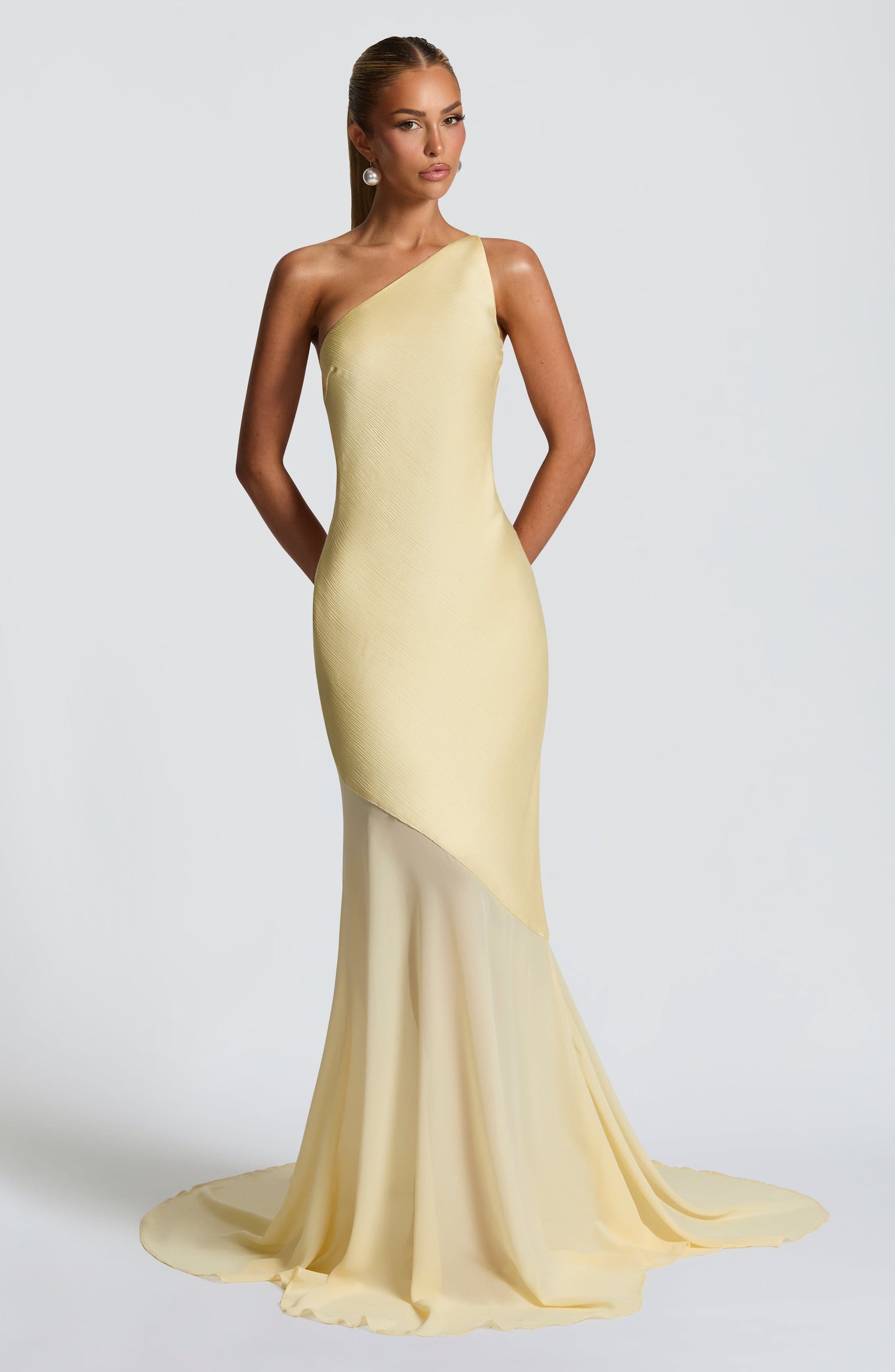 Chloe Lemon Maxivestido de verano