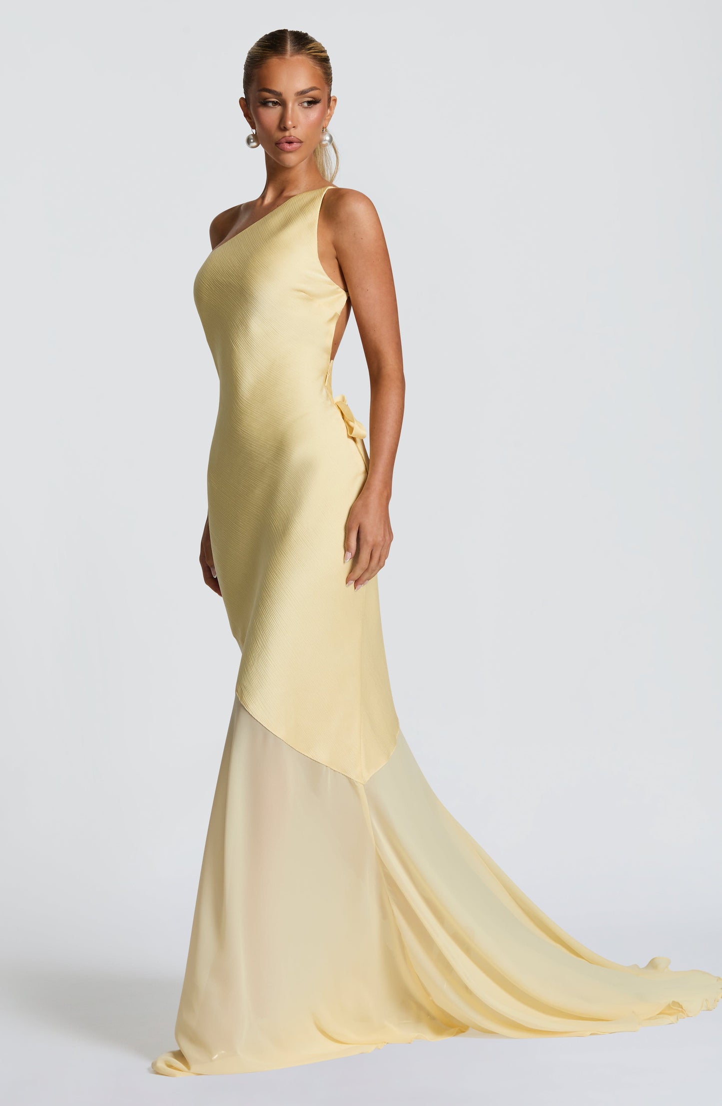 Chloe Lemon Maxivestido de verano