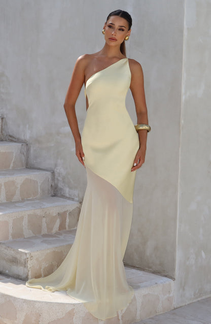 Chloe Lemon Maxivestido de verano