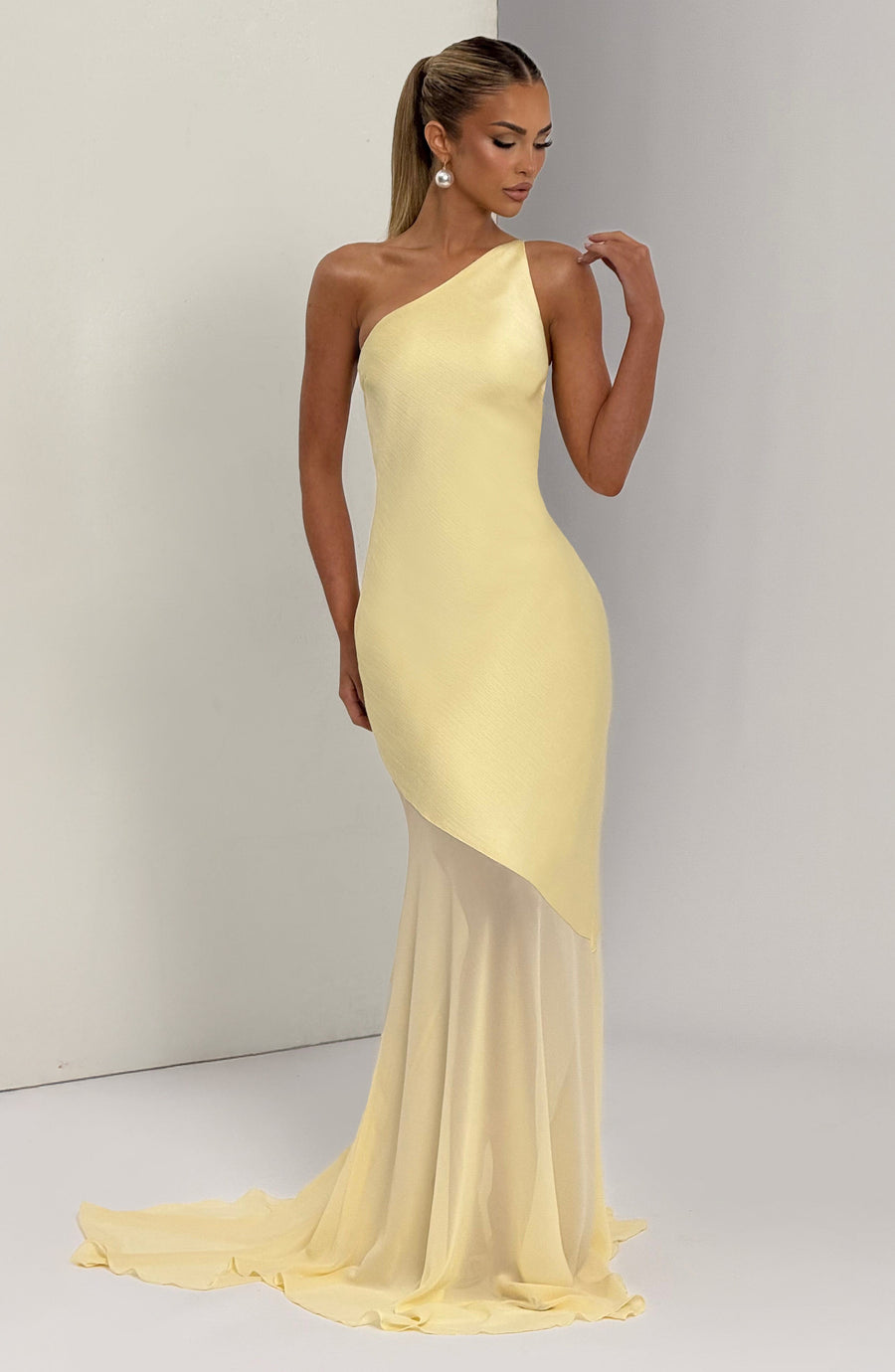 Chloe Lemon Maxivestido de verano