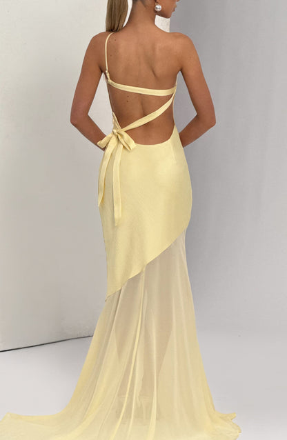 Chloe Lemon Maxivestido de verano