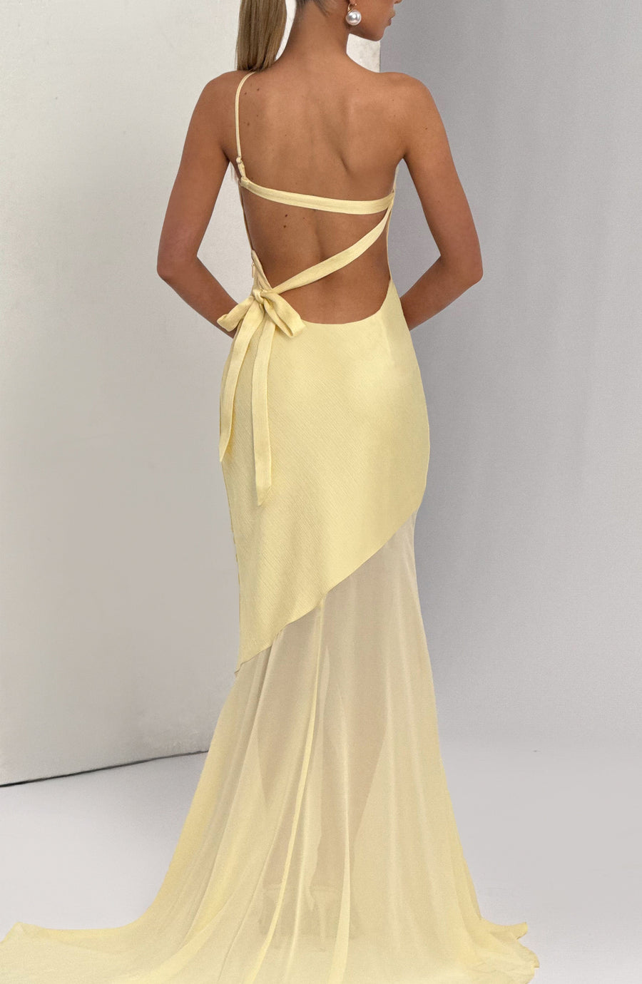 Chloe Lemon Maxivestido de verano