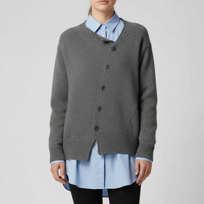 Luvrefashion | Loose Fit Sweater in Brown - back view