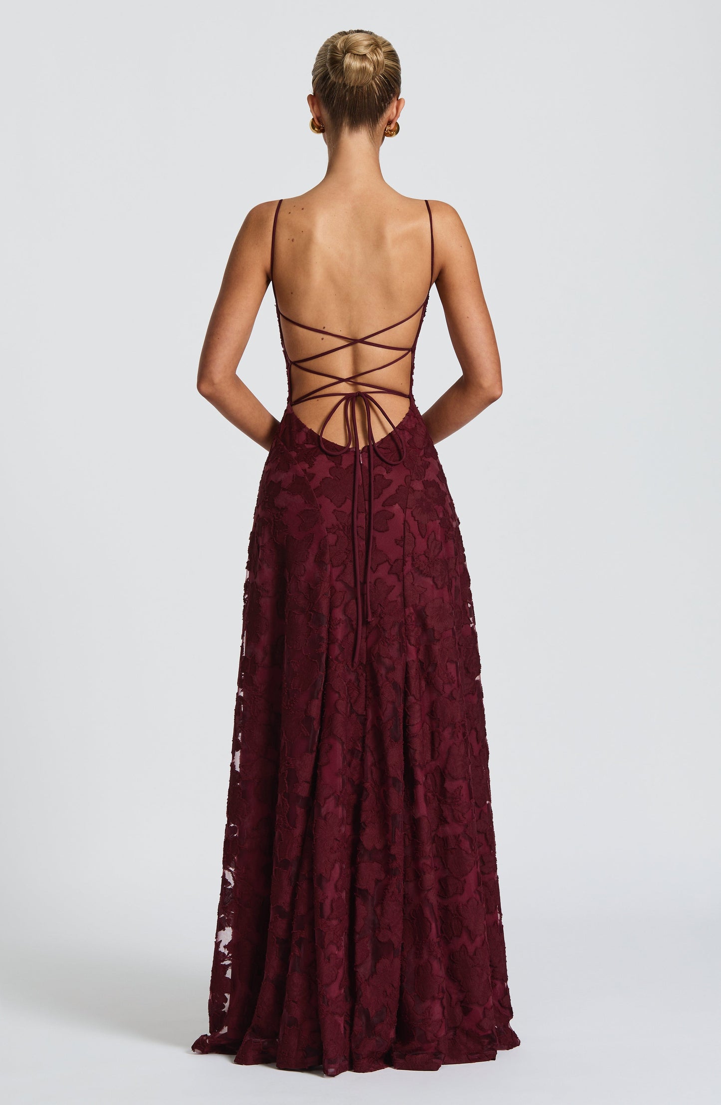 Vestido de verano Amelia Maxi - Rojo cereza