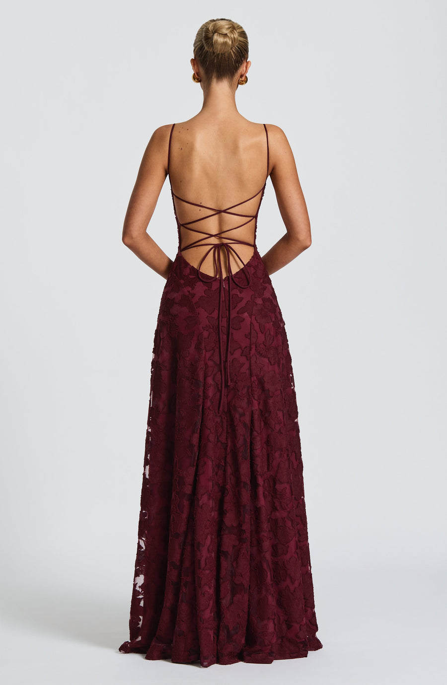 Vestido de verano Amelia Maxi - Rojo cereza