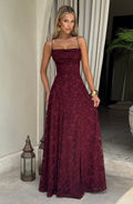 Vestido de verano Amelia Maxi - Rojo cereza