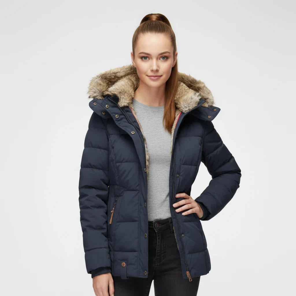 Luvrefashion | Quilted Puffer Jacket with Hood for in Black - image 7