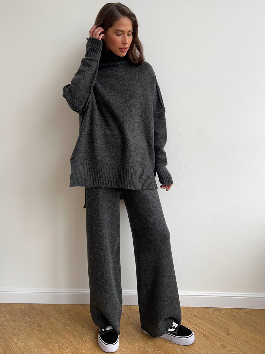 Luvrefashion | Sienna Relaxed Fit Two Piece Ensemble in Beige - styled look