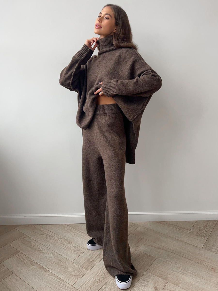 Luvrefashion | Sienna Relaxed Fit Two Piece Ensemble in Beige - image 8