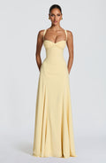 Vestido largo de verano Chloe Lemon