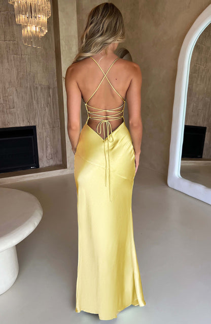 Maxivestido Chloe Lemon - Perfecto para el verano