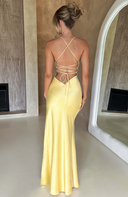 Maxivestido Chloe Lemon - Perfecto para el verano