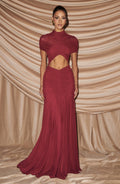 Vestido de verano maxi Sophia Burgundy