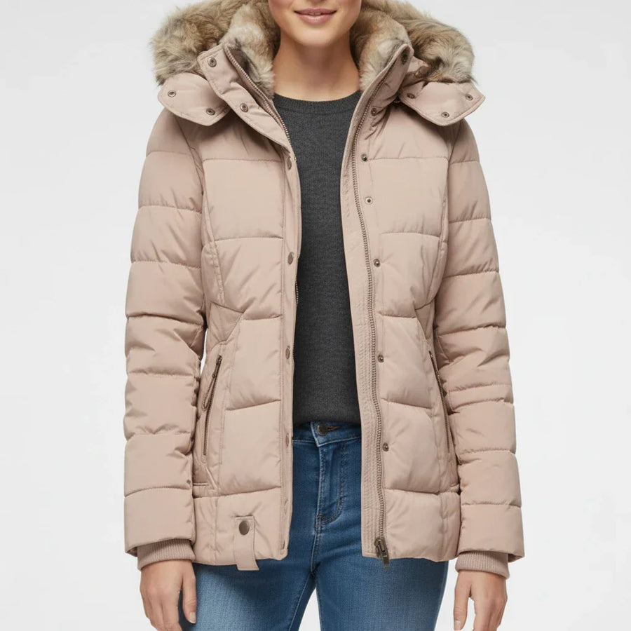 Luvrefashion | Quilted Puffer Jacket with Hood for in Black - image 9