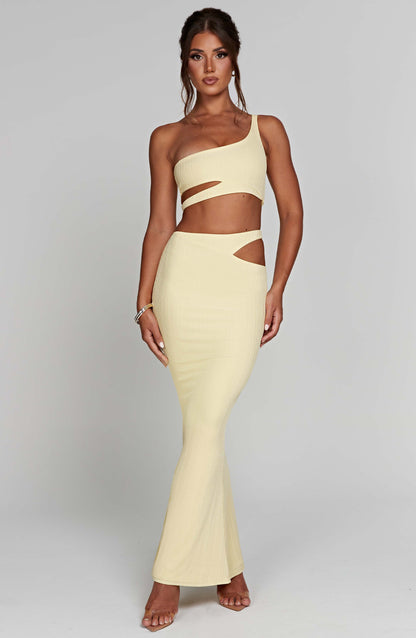 Top de verano Chloe Lemon