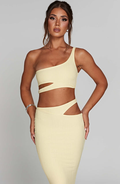 Top de verano Chloe Lemon
