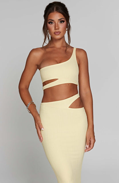 Top de verano Chloe Lemon
