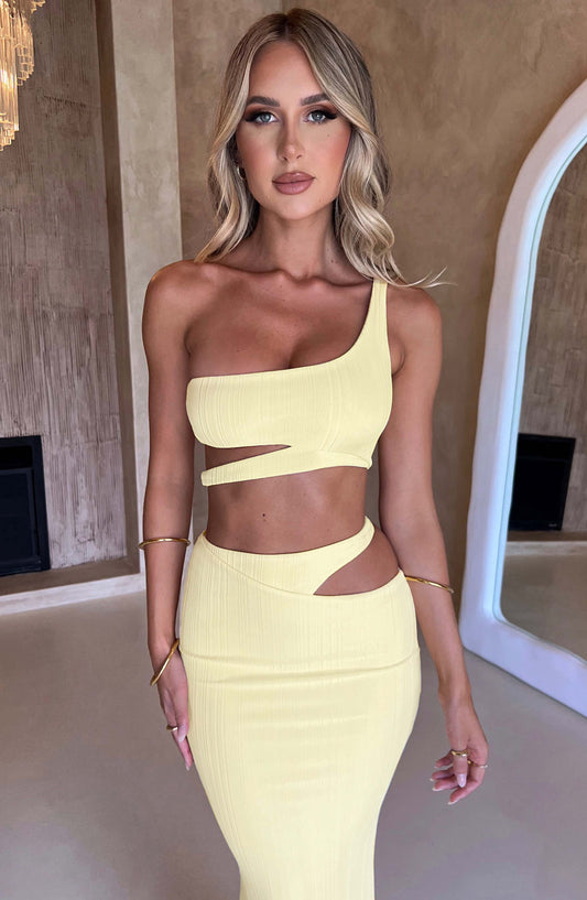 Top de verano Chloe Lemon