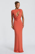 Maxivestido de verano Sienna en naranja quemado