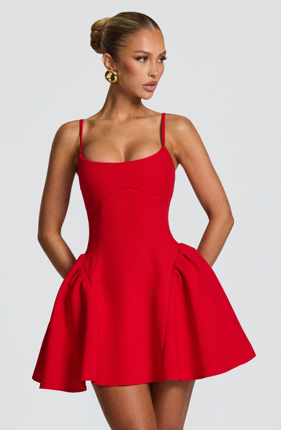 Minivestido de verano rojo Sophie - Lindo vestido de verano
