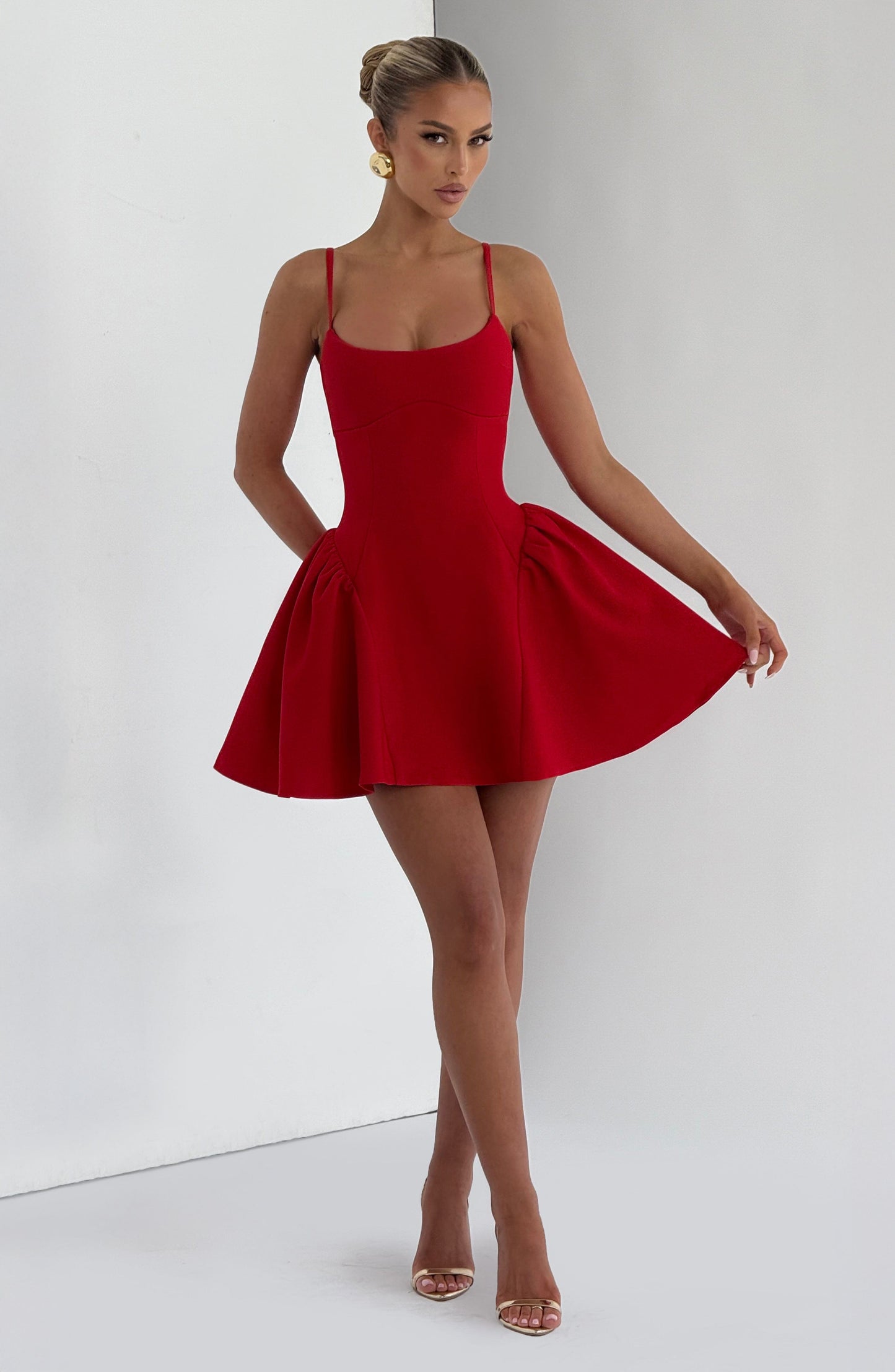 Minivestido de verano rojo Sophie - Lindo vestido de verano