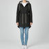 Chaqueta Anorak con Capucha para Mujer - Negro