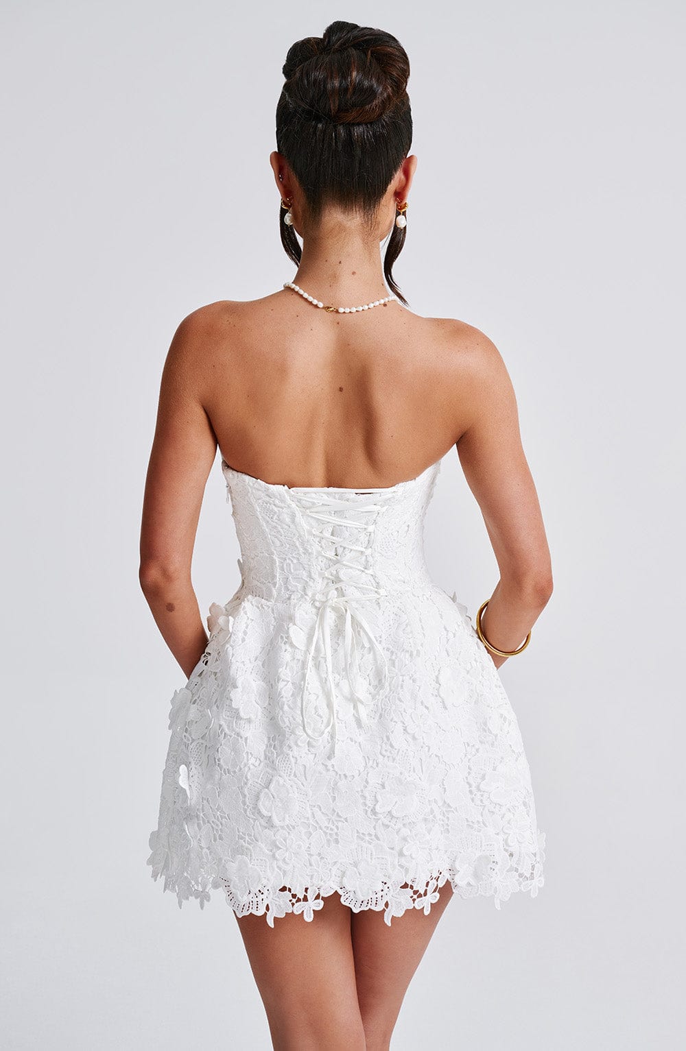 Minivestido de verano Chloe Ivory