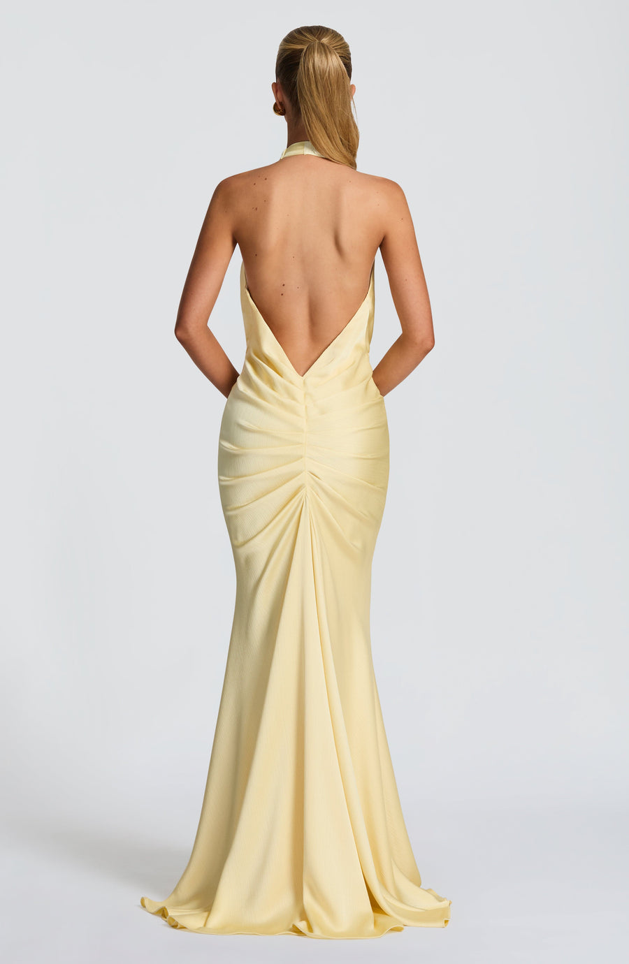 Vestido veraniego largo Chloe Lemon