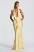 Vestido veraniego largo Chloe Lemon
