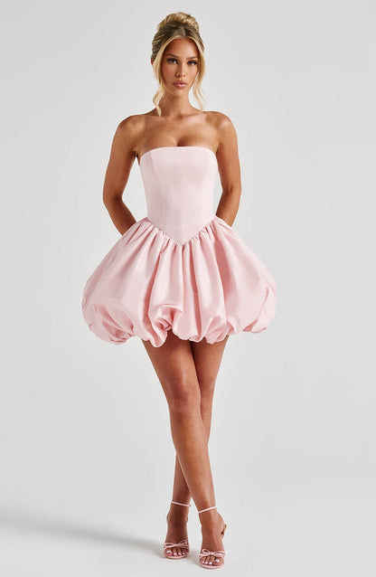 Sophia Blush Mini Sundress - Vestido de verano mono