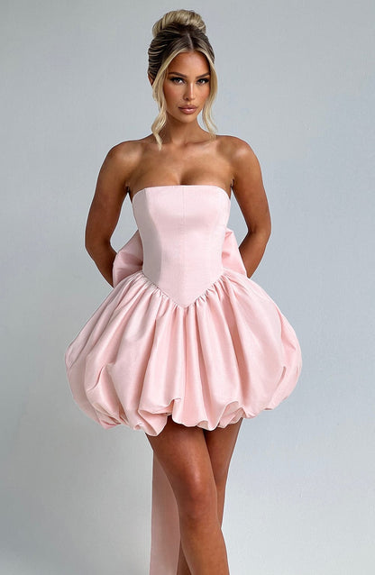 Sophia Blush Mini Sundress - Vestido de verano mono