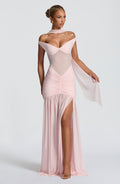 Vestido largo Alaia Blush
