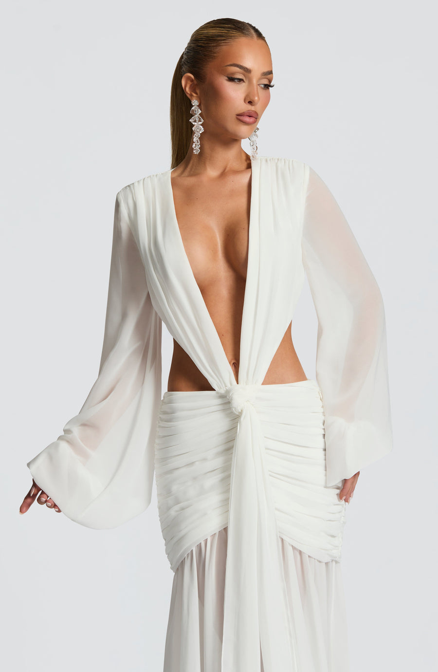 Luvrefashion | Andrina Ivory Maxi Dress in XS - image 6
