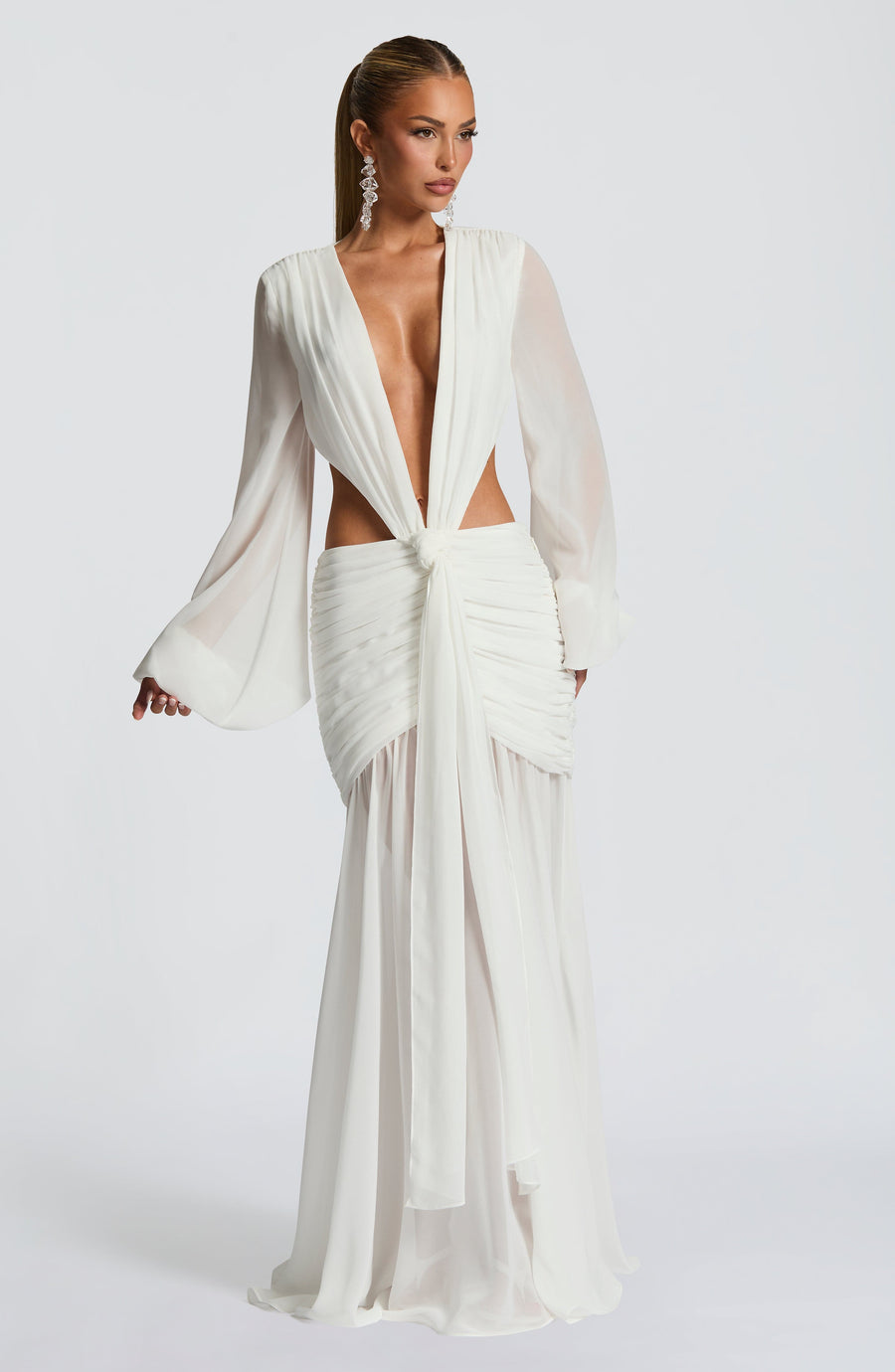 Luvrefashion | Andrina Ivory Maxi Dress in XS - image 7